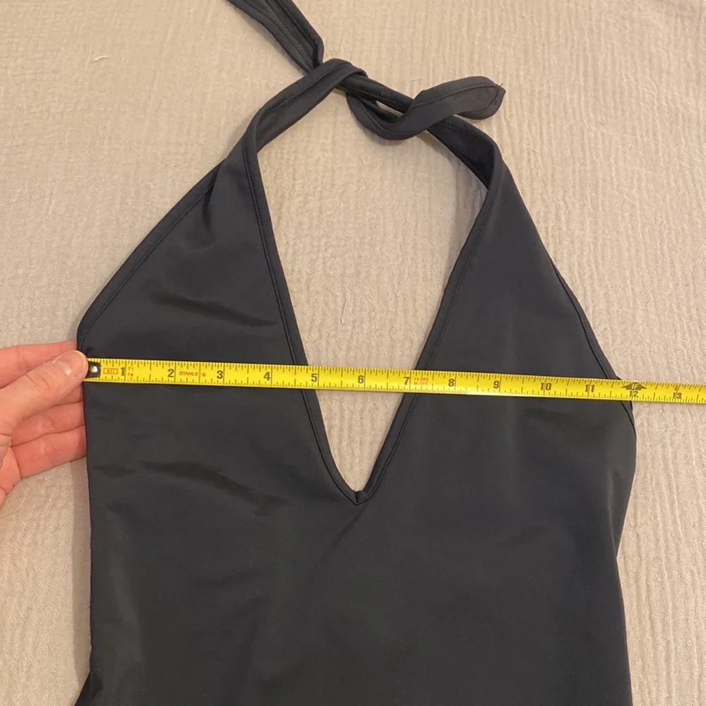 Wilfred Le Fou Black swimwear Halter One Piece. Size XS